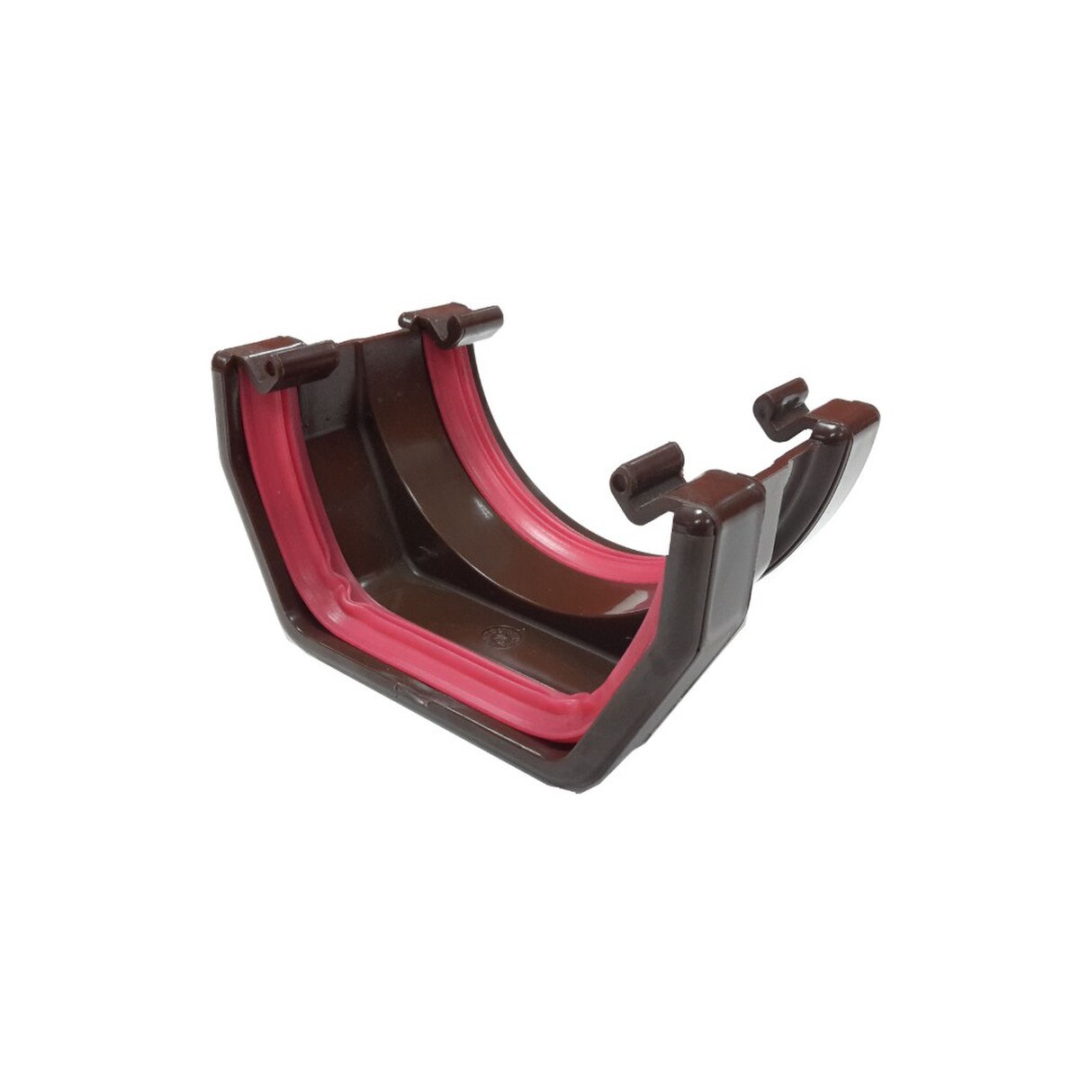 Freefoam Square To Round Gutter Apt - Brown