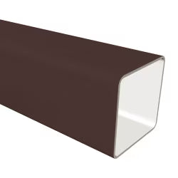 Freefoam Square Downpipe 5.5m - Brown