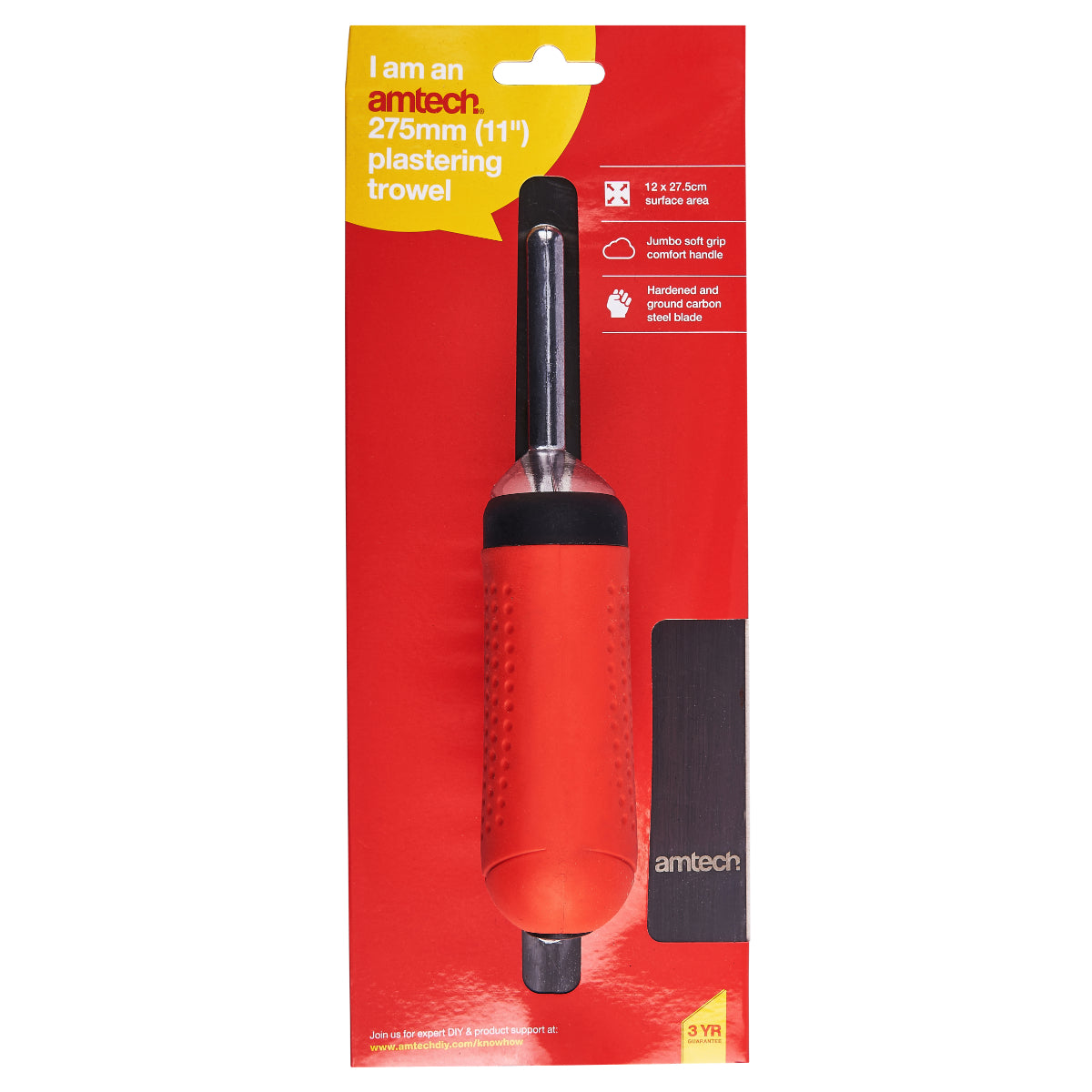 10"  - Concrete Edging Trowel - Soft Grip