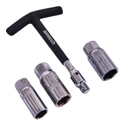 4pc T - Bar Spark Plug Wrench Set