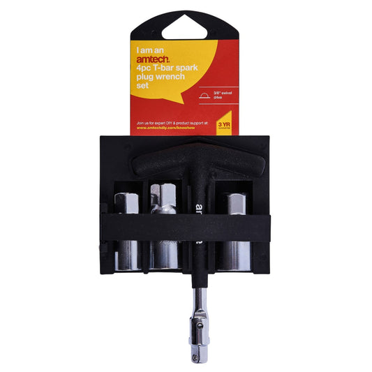 4pc T - Bar Spark Plug Wrench Set
