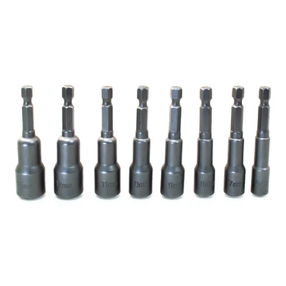 8 Piece Metric Magnetic Hex Nut Driver Set