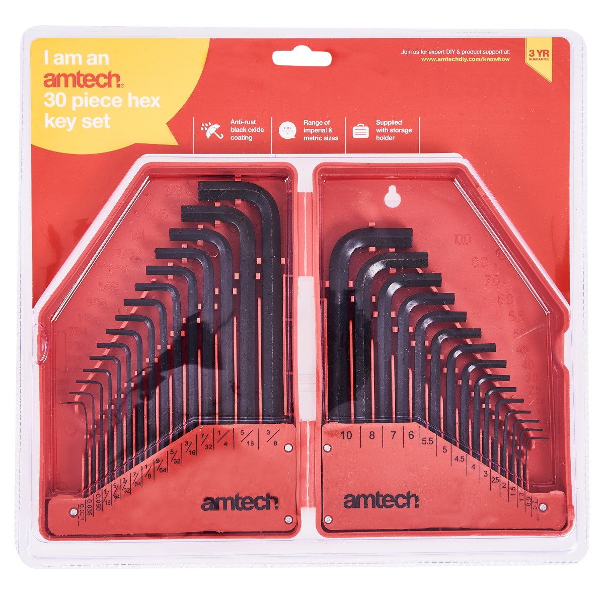 30pc Hex Key Set