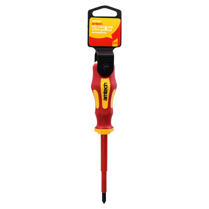 100mm Pozidriv™ VDE™ 1000V Electrical Screwdriver with PZ 2 tip