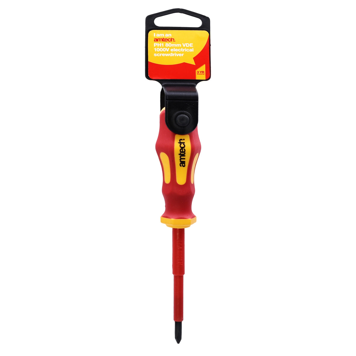 800mm Phillips VDE™ 1000V Electrical Screwdriver with PH 1 tip