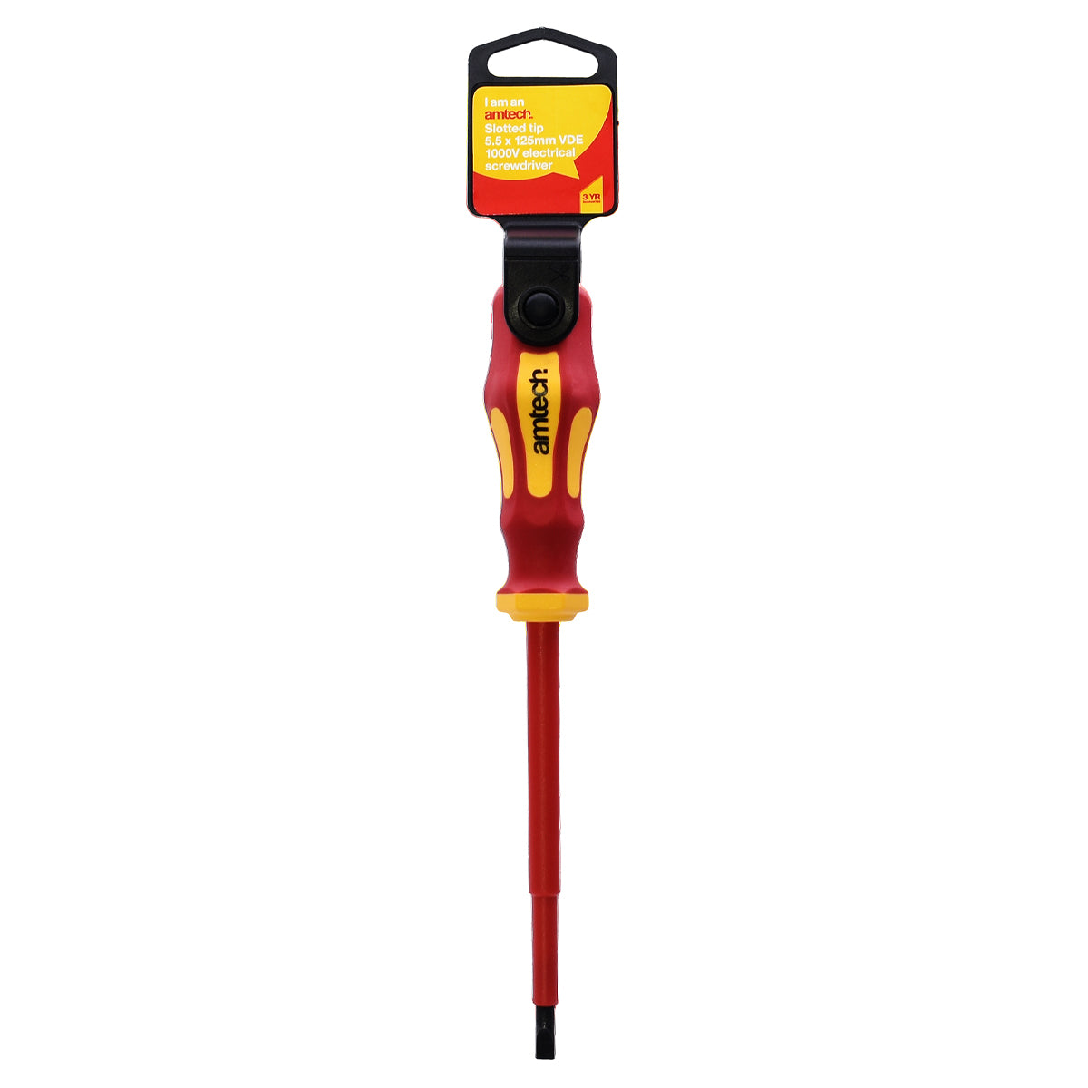 5.5mm x 125mm Slotted VDE™ 1000V Electrical Screwdriver