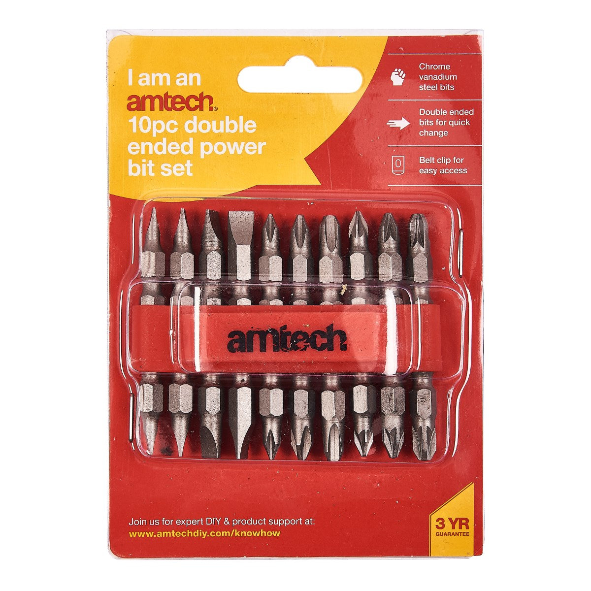 10pc Double Ended Power Bit Set