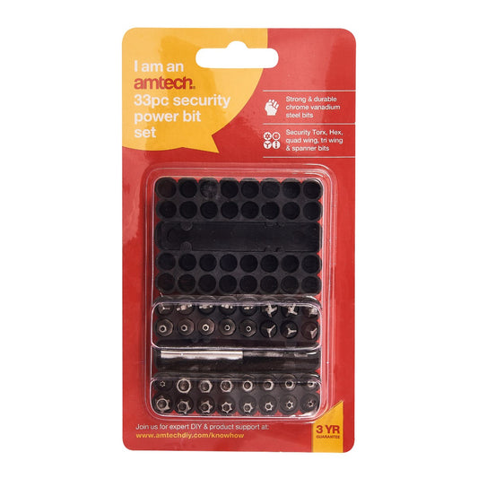33pc Security Power Bit Set