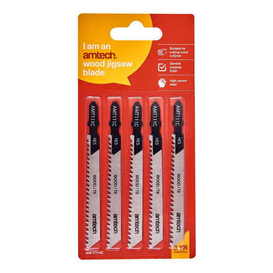 5pc Wood Jigsaw Blade Set - T8
