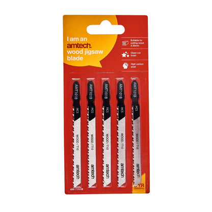 5pc Wood Jigsaw Blade Set - T10