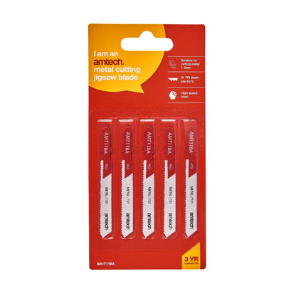 5pc Metal Jigsaw Blade Set - T21