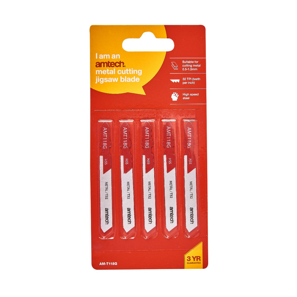 5pc Metal Jigsaw Blade Set - T32