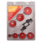 9pc Heavy Duty Hole Saw Set – Carbon Steel