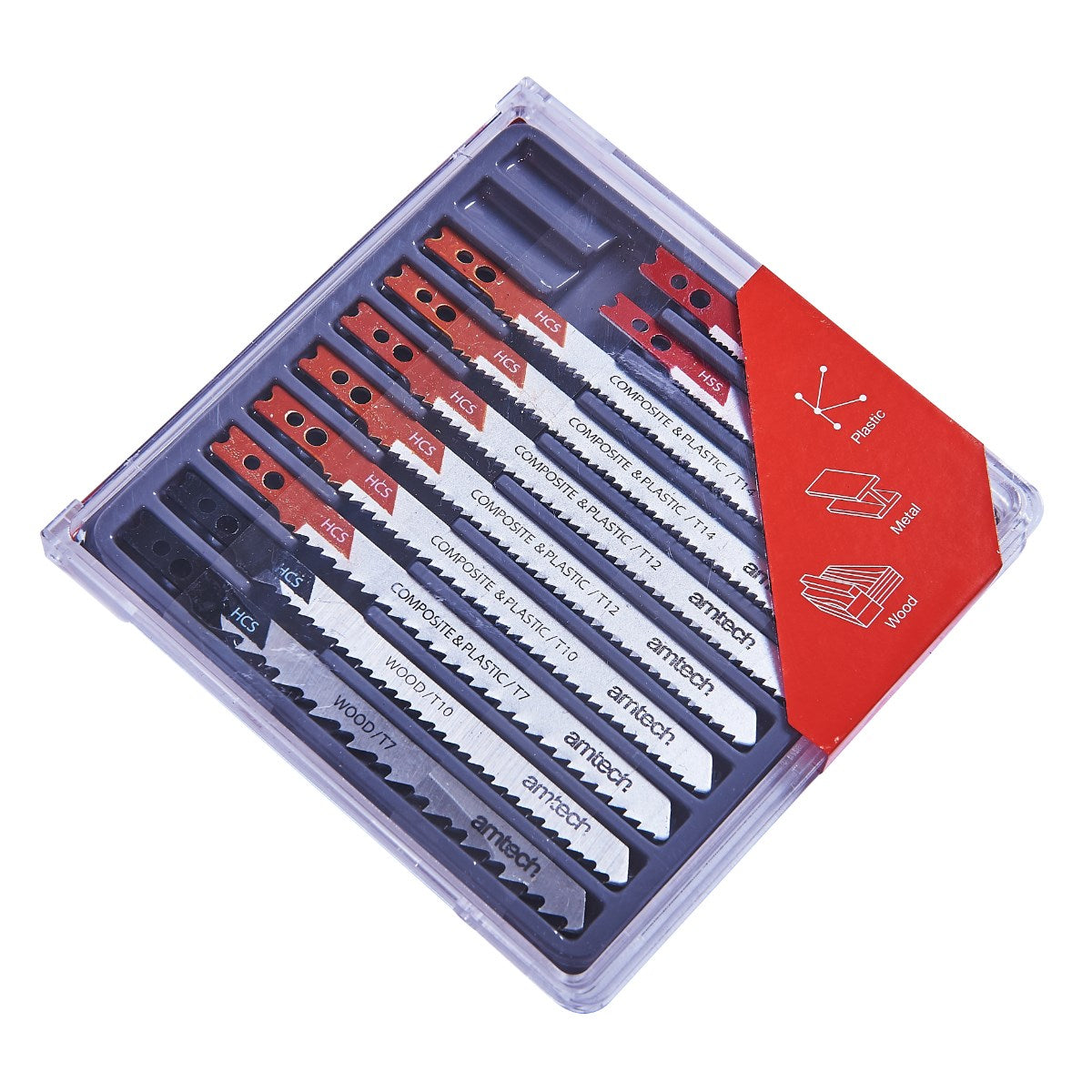 10pc Mixed Jigsaw Blades – Clamp Fitting