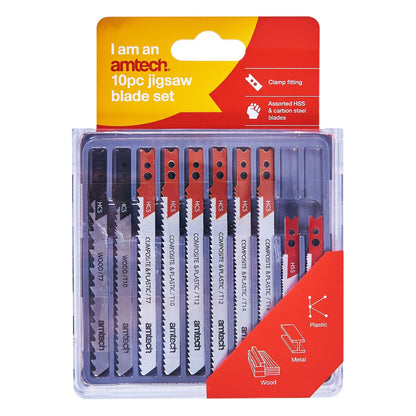 10pc Mixed Jigsaw Blades – Clamp Fitting