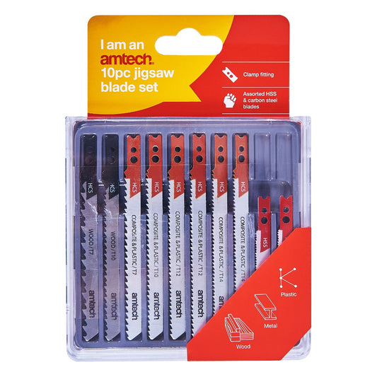 10pc Mixed Jigsaw Blades – Clamp Fitting