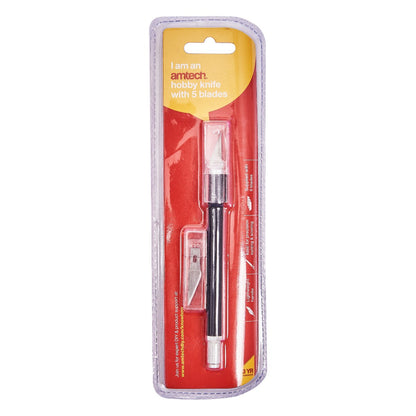 Hobby Knife with 5 Blades