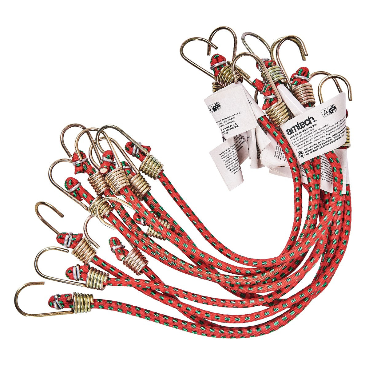 10pc 10″ Mini Bungee Cords