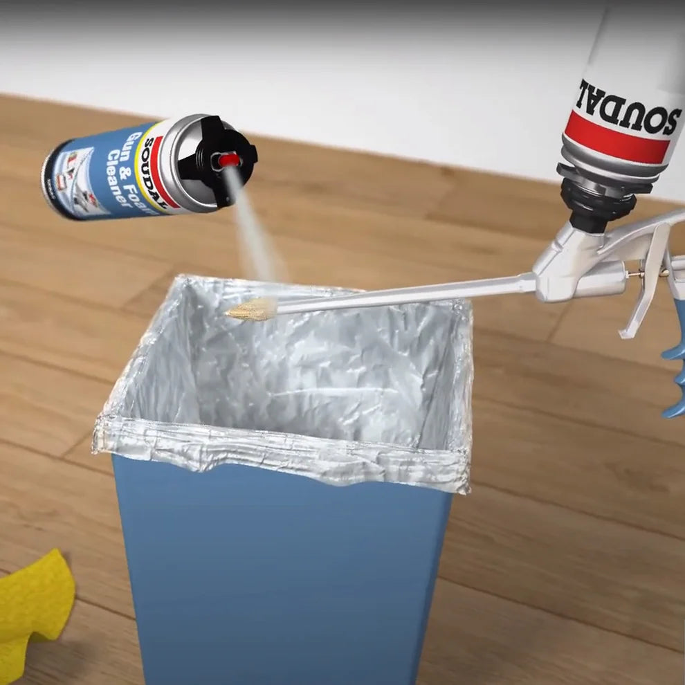 Soudal PU Expanding Foam Gun Cleaner Pro Blue Tin