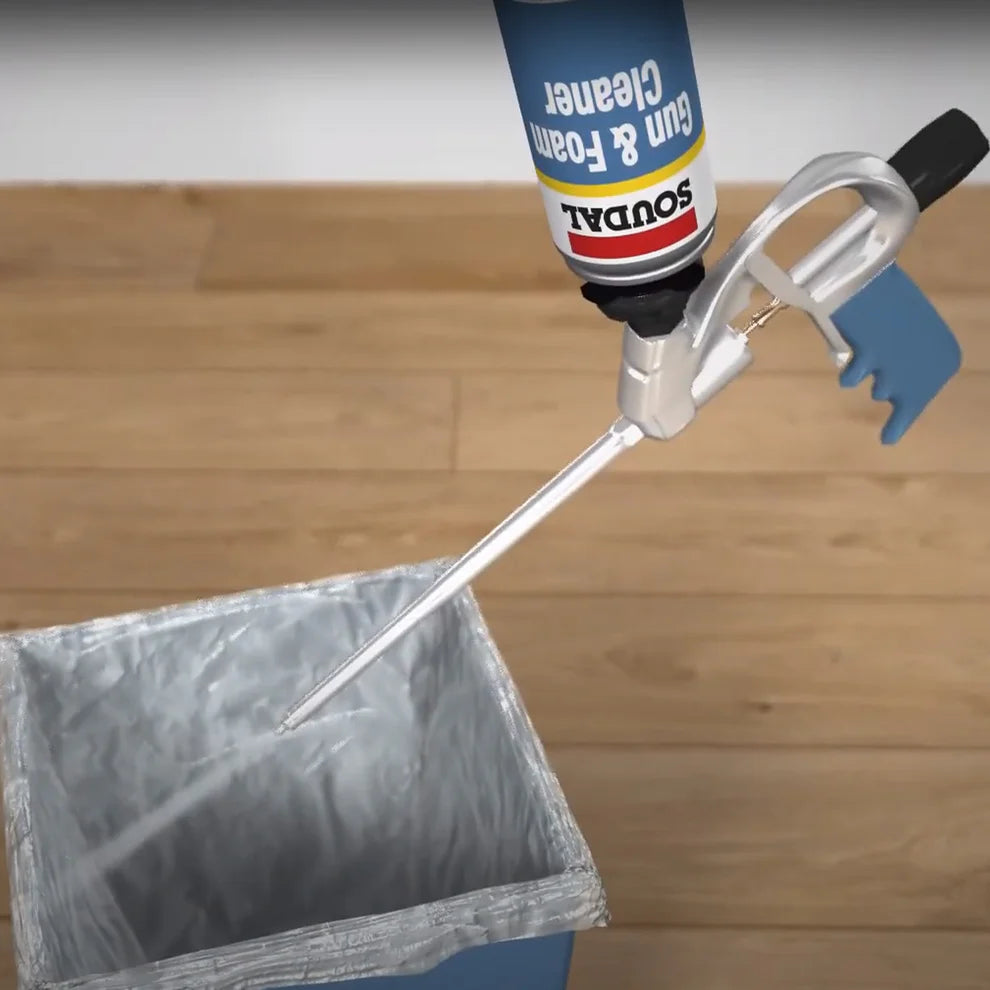 Soudal PU Expanding Foam Gun Cleaner Pro Blue Tin