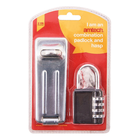Combination Padlock and Hasp