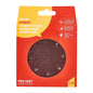10pc Circular Sanding Sheet Set (P80 Grit) (Dia 115mm)