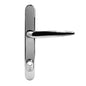 Brushed Silver | Trojan TS007 2 Star PAS24 Security 212mm Sprung Door Handles