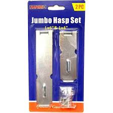 Rapide 1″ X 4″ + 1″ X 6″ - Jumbo Hasp and Staple Set