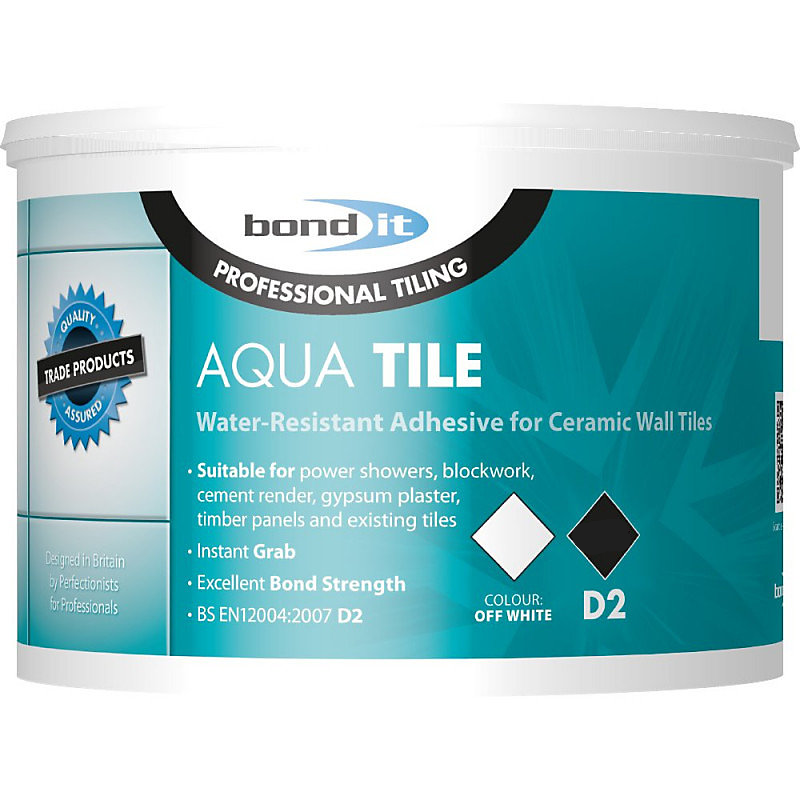 Bondit Aqua Waterproof Water Resistant Ceramic Wall Tile Adhesive
