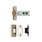 Eurospec BTL2/SQ 2.5" Ce B/T Tubular Mortice Latch Square Np 64mm Nickel Plated