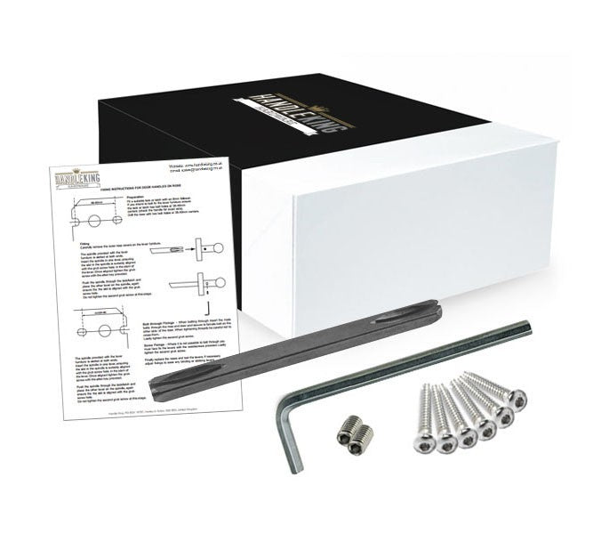 Access Hardware Mortice Door Knobs, Polished Aluminium - Q7302PA