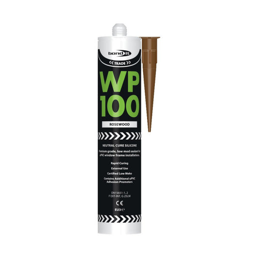 Bond-It WP100 Rosewood Oxime Silicone Sealant - 300ml