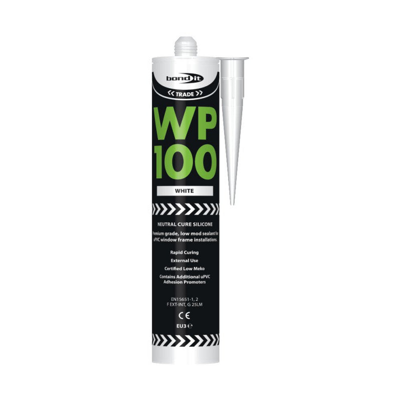 Bond-It WP100 White Oxime Silicone Sealant - 380ml