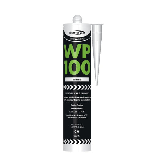 Bond-It WP100 White Oxime Silicone Sealant - 380ml